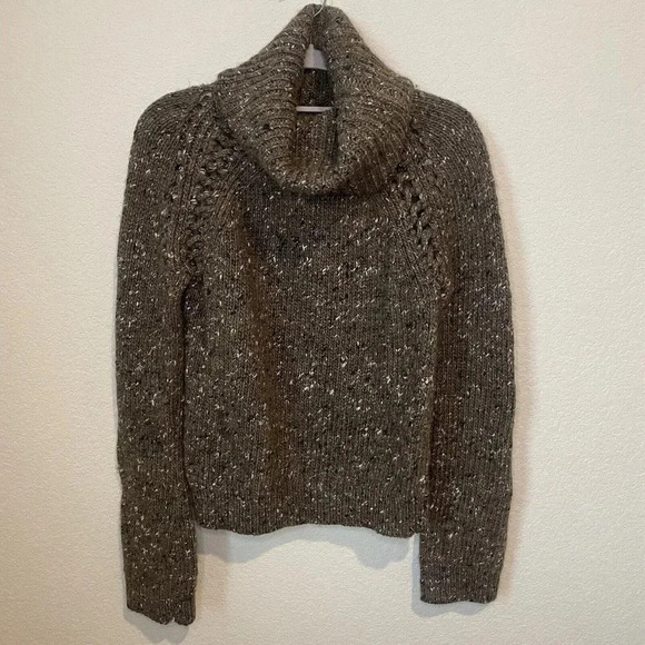 Veronica Beard Indie Sweater Womens Small Brown Knit Wool Turtleneck - Picture 2 of 16